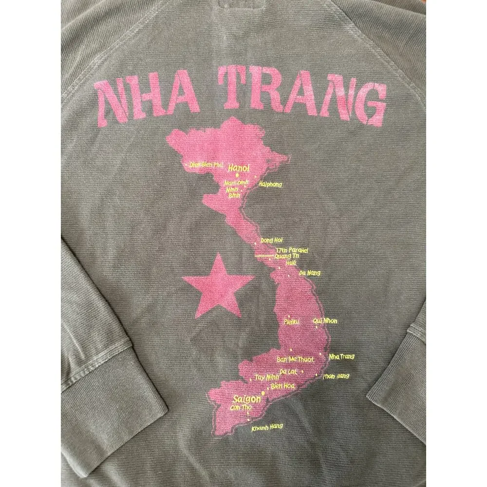 CLEARANCE MOVING SALE Lucky Brand Vintage Inspired Vietnam Nha Trang Zip Jacket